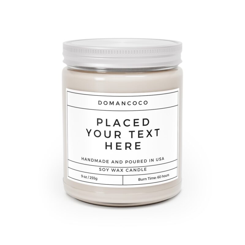 Name, Text or Photo Personalisation Scented Soy Wax Container Candle, 9oz - Image 23
