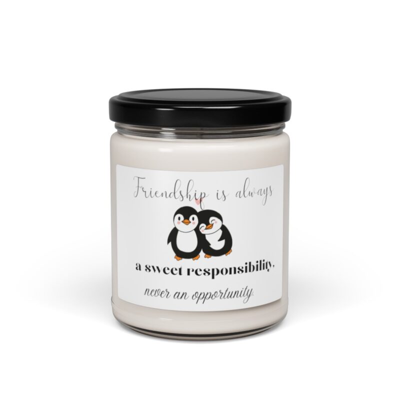 Friendship Grift Natural Scented Soy Wax Glass Jar Candle, 9oz -White Label - Image 31